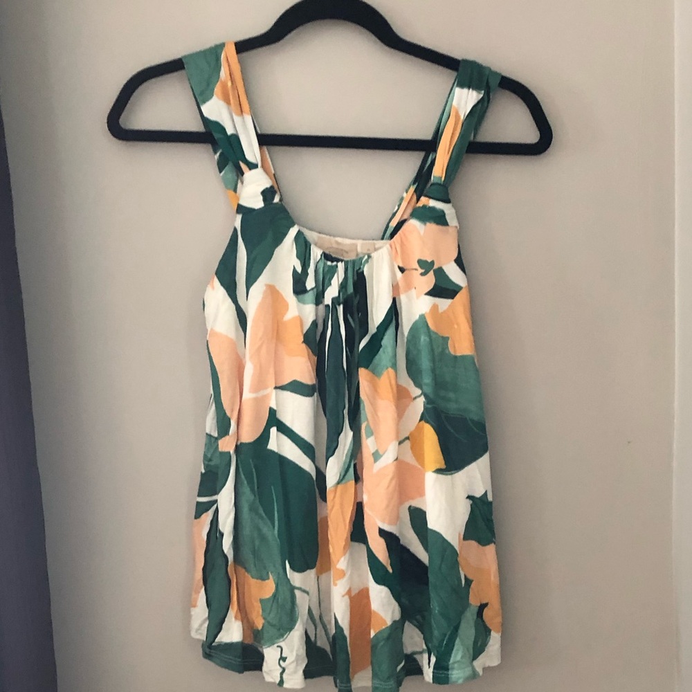 Anthropologie flowy tank